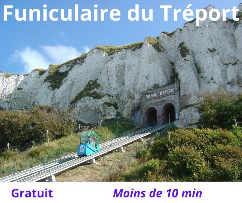 Caprices De Mer Appartement Avec Grand Balcon Et Vue A 300 M Plage, Apercu Mer, Lit Queen Size, Mers Les Bains Le Treport , Petit Dejeuner En Option, 2 Velos Fournis ภายนอก รูปภาพ